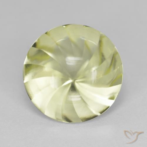 5.59ct Natural Amarillo medio Cuarzo, Redondo, Transparente