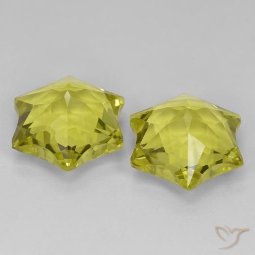 Gemas de Cuarzo Amarillo medio natural de 19.33 ct, Elegante, VVS