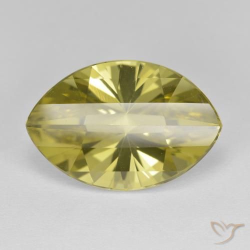 9.97ct Natural Amarillo piña Cuarzo, Marquesa, VVS