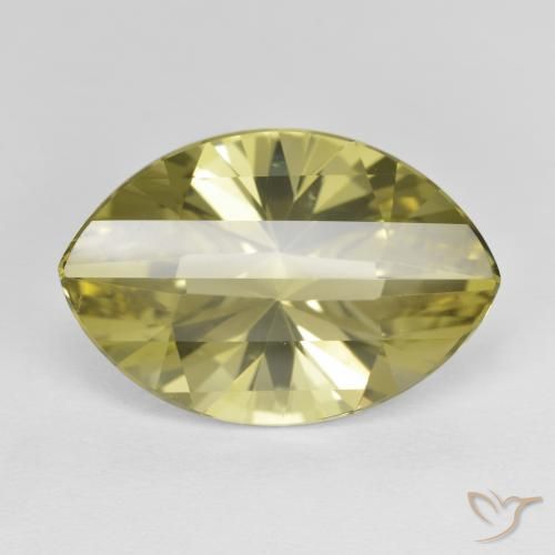 9.89ct Natural Amarillo claro medio Cuarzo, Marquesa, VVS