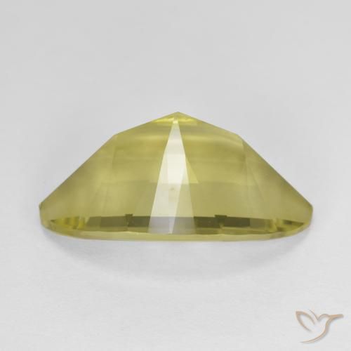 Cuarzo Amarillo claro medio natural de 9.89 ct, Marquesa, VVS