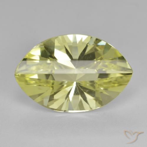 9.82ct Natural Amarillo limón Cuarzo, Marquesa, VS