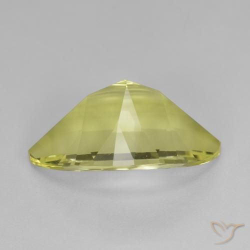 Cuarzo Amarillo medio natural de 9.48 ct, Marquesa, VVS-VS