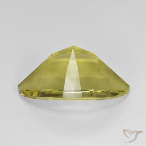 Cuarzo Amarillo piña natural de 9.28 ct, Marquesa, VVS-VS