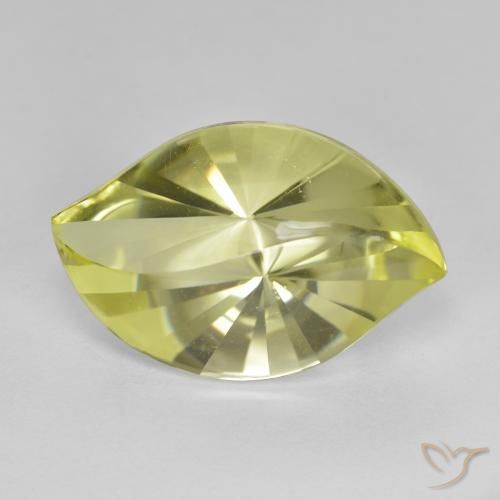 10.43ct Natural Amarillo claro medio Cuarzo, Marquesa, VVS