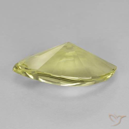 Cuarzo Amarillo limón natural de 8.99 ct, Marquesa, VVS