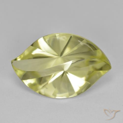 9.82ct Natural Amarillo medio Cuarzo, Marquesa, VVS-VS