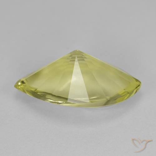 Cuarzo Amarillo medio natural de 9.82 ct, Marquesa, VVS-VS
