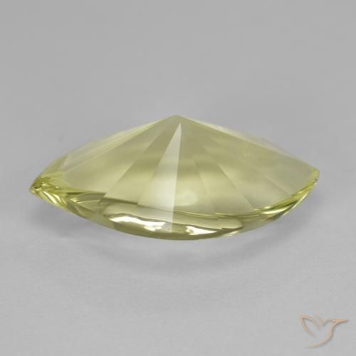 Cuarzo Amarillo medio natural de 8.80 ct, Marquesa, VVS