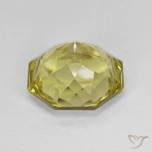 Cuarzo Amarillo piña claro natural de 5.62 ct, Corte Octágono / Esmeralda, VVS