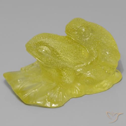 378.39ct Natural Amarillo medio Cuarzo, Elegante, Translúcido