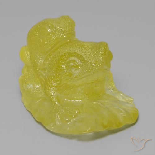 Cuarzo Amarillo medio natural de 378.39 ct, Elegante, Translúcido