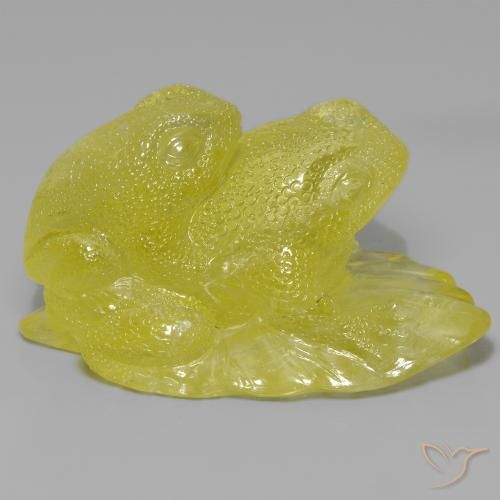 Cuarzo Amarillo medio natural de 378.39 ct, Elegante, Translúcido
