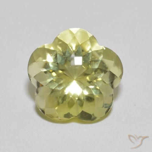 5.10ct Natural Amarillo laguna Cuarzo, Corte Flor, Transparente