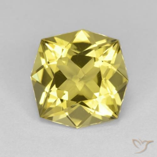 4.61ct Natural Amarillo medio Cuarzo, corte esmeralda, VVS-VS