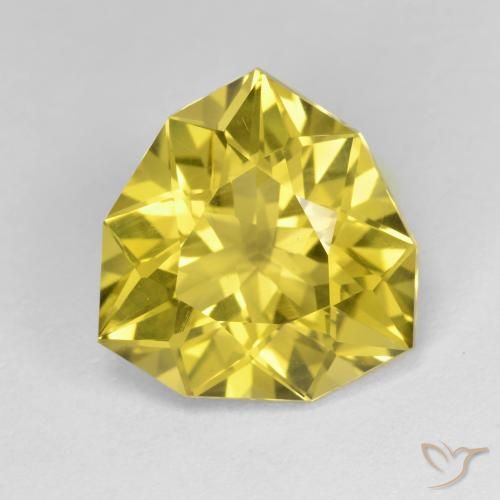 5.84ct Natural Amarillo medio Cuarzo, Trillón, VVS-VS