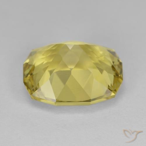 Cuarzo Amarillo-dorado claro natural de 8.69 ct, Elegante, VVS-VS