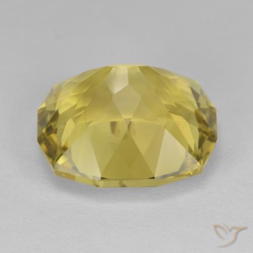 Cuarzo Amarillo abejorro claro natural de 10.44 ct, Forma Cojín, VS