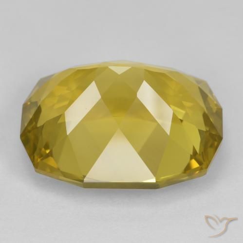 Cuarzo Amarillo medio natural de 21.21 ct, Elegante, VS