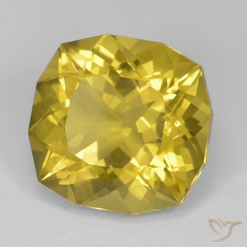 Cuarzo Amarillo miel claro natural de 14.50 ct, Elegante, VS