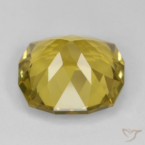 Cuarzo Amarillo miel claro natural de 14.50 ct, Elegante, VS