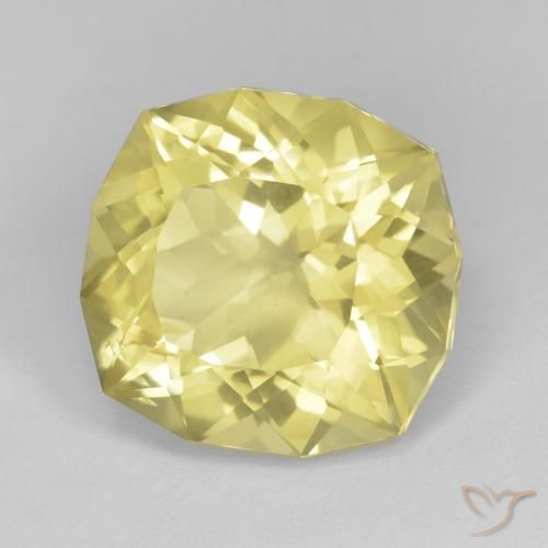 Cuarzo Amarillo toscana natural de 12.04 ct, Elegante, VS