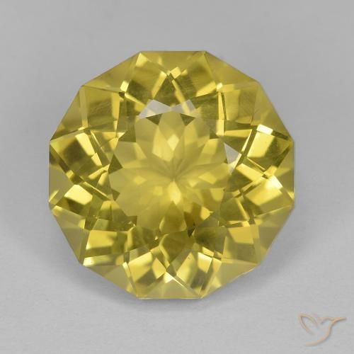 9.52ct Natural Amarillo amarronado Cuarzo, Elegante, VS