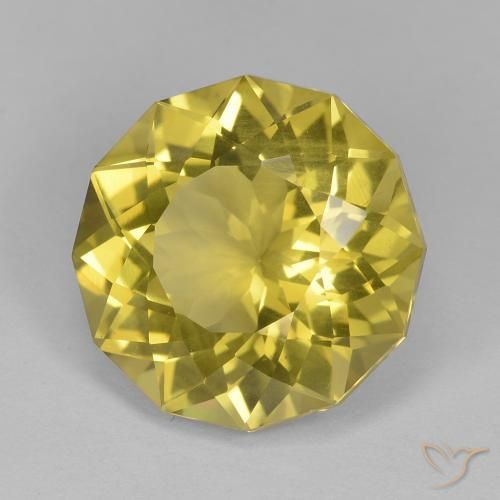 Cuarzo Amarillo amarronado natural de 9.52 ct, Elegante, VS