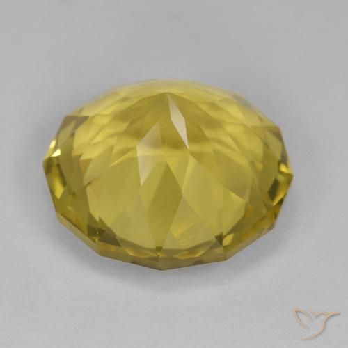 Cuarzo Amarillo amarronado natural de 9.52 ct, Elegante, VS