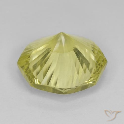 Cuarzo Amarillo limón natural de 8.71 ct, Corte Octágono / Esmeralda, VVS