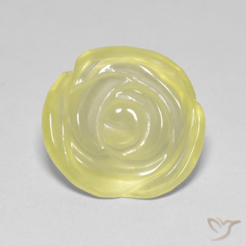 8.90ct Natural Amarillo laguna Cuarzo, Corte Flor, Transparente