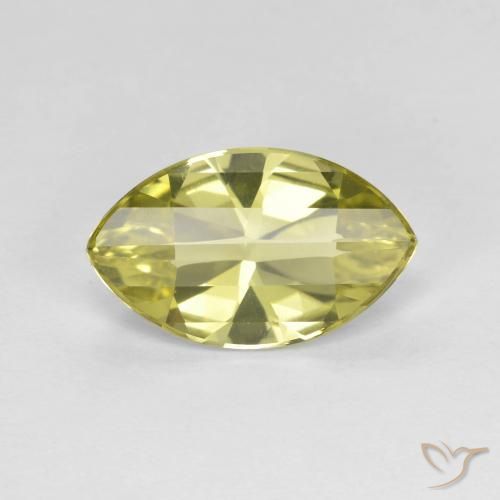 2.47ct Natural Amarillo piña Cuarzo, Marquesa, VVS