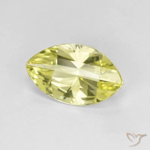 Cuarzo Amarillo limón natural de 2.61 ct, Marquesa, VVS
