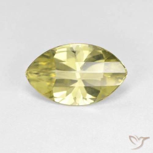 2.55ct Natural Amarillo piña Cuarzo, Marquesa, VVS