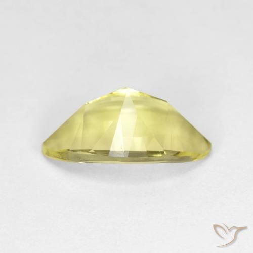Cuarzo Amarillo claro natural de 2.84 ct, Marquesa, VVS
