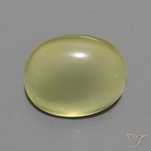 Cuarzo Amarillo medio natural de 5.21 ct, Ovalada, Transparente
