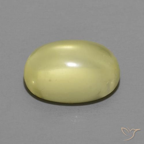 Cuarzo Amarillo medio natural de 5.21 ct, Ovalada, Transparente