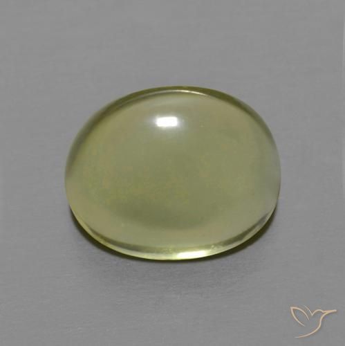 Cuarzo Amarillo limón natural de 3.82 ct, Ovalada, Transparente