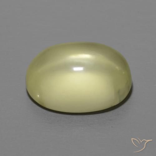 Cuarzo Amarillo medio natural de 7.60 ct, Ovalada, Transparente