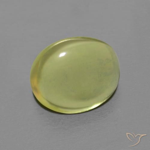 Cuarzo Amarillo medio natural de 3.55 ct, Ovalada, Transparente