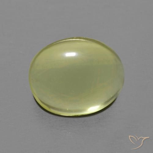 3.59ct Natural Amarillo maíz Cuarzo, Ovalada, Transparente