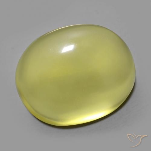 24.95ct Natural Amarillo medio Cuarzo, Ovalada, Transparente