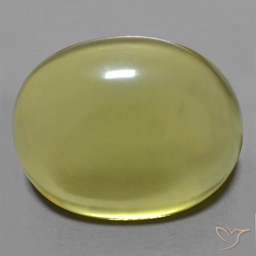 29.47ct Natural Amarillo medio Cuarzo, Ovalada, Transparente