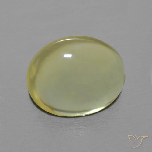 3.40ct Natural Amarillo claro Cuarzo, Ovalada, Transparente