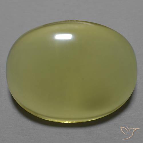 35.42ct Natural Amarillo claro Cuarzo, Ovalada, Transparente