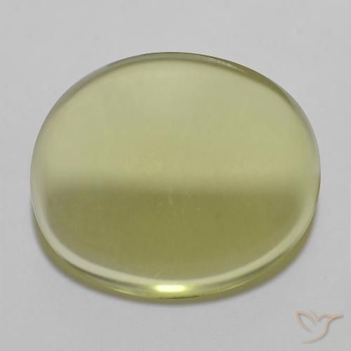14.90ct Natural Amarillo limón Cuarzo, Ovalada, Transparente