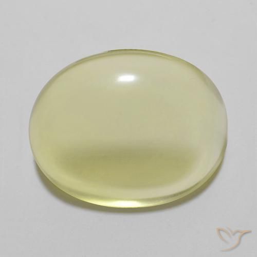 11.12ct Natural Amarillo piña claro Cuarzo, Ovalada, Transparente