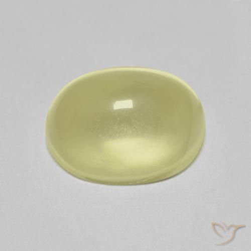 2.81ct Natural Amarillo claro Cuarzo, Ovalada, Transparente