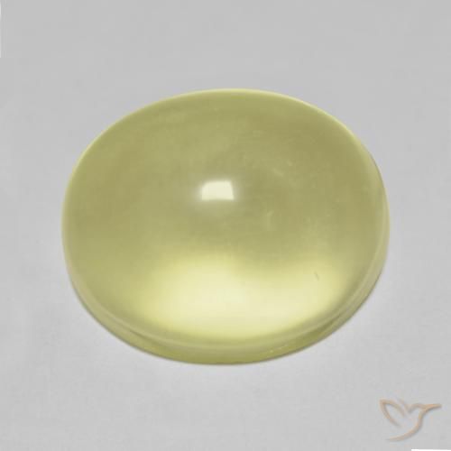 13.87ct Natural Amarillo limón Cuarzo, Ovalada, Transparente