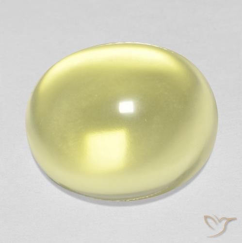 15.77ct Natural Amarillo claro Cuarzo, Ovalada, Transparente
